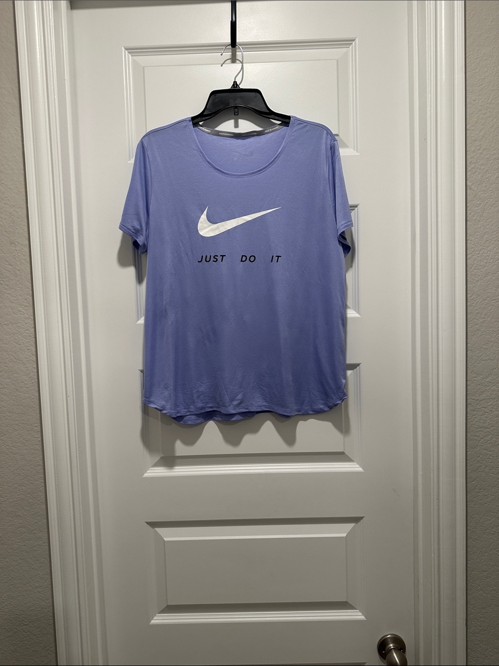 Nike Lavender Purple 'Just Do It' Short Sleeve Tee